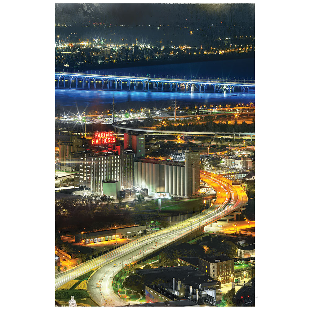 Affiche AMALGAME MONTRÉAL-1 de l'artiste visuel Pascal Normand