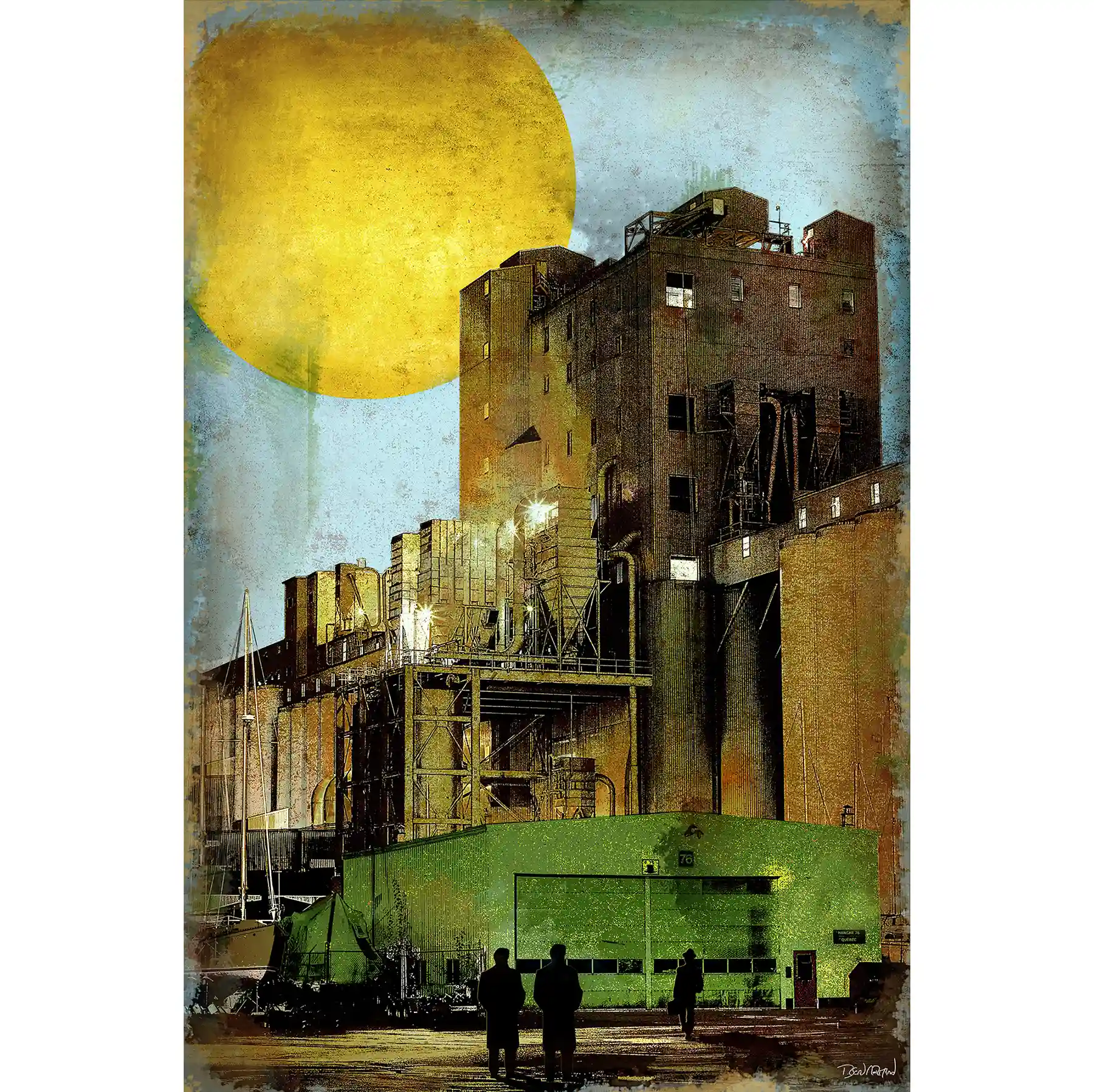 Oeuvre HANGAR 76 de l'artiste visuel Pascal Normand. ©2024