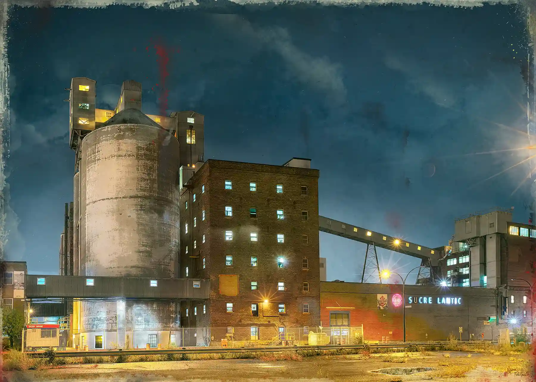 Oeuvre LANTIC MTL de l'artiste visuel Pascal Normand. ©2024