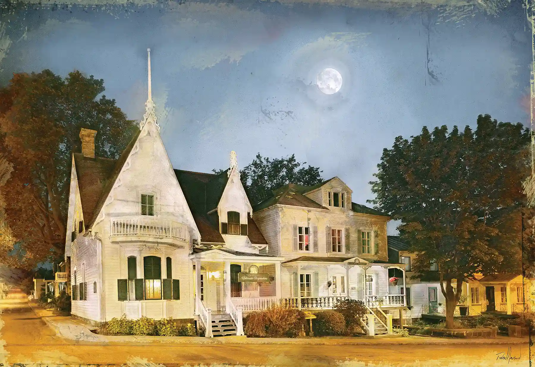 Oeuvre MAISON ALPHONSE DESJARDINS de l'artiste visuel Pascal Normand. ©2024