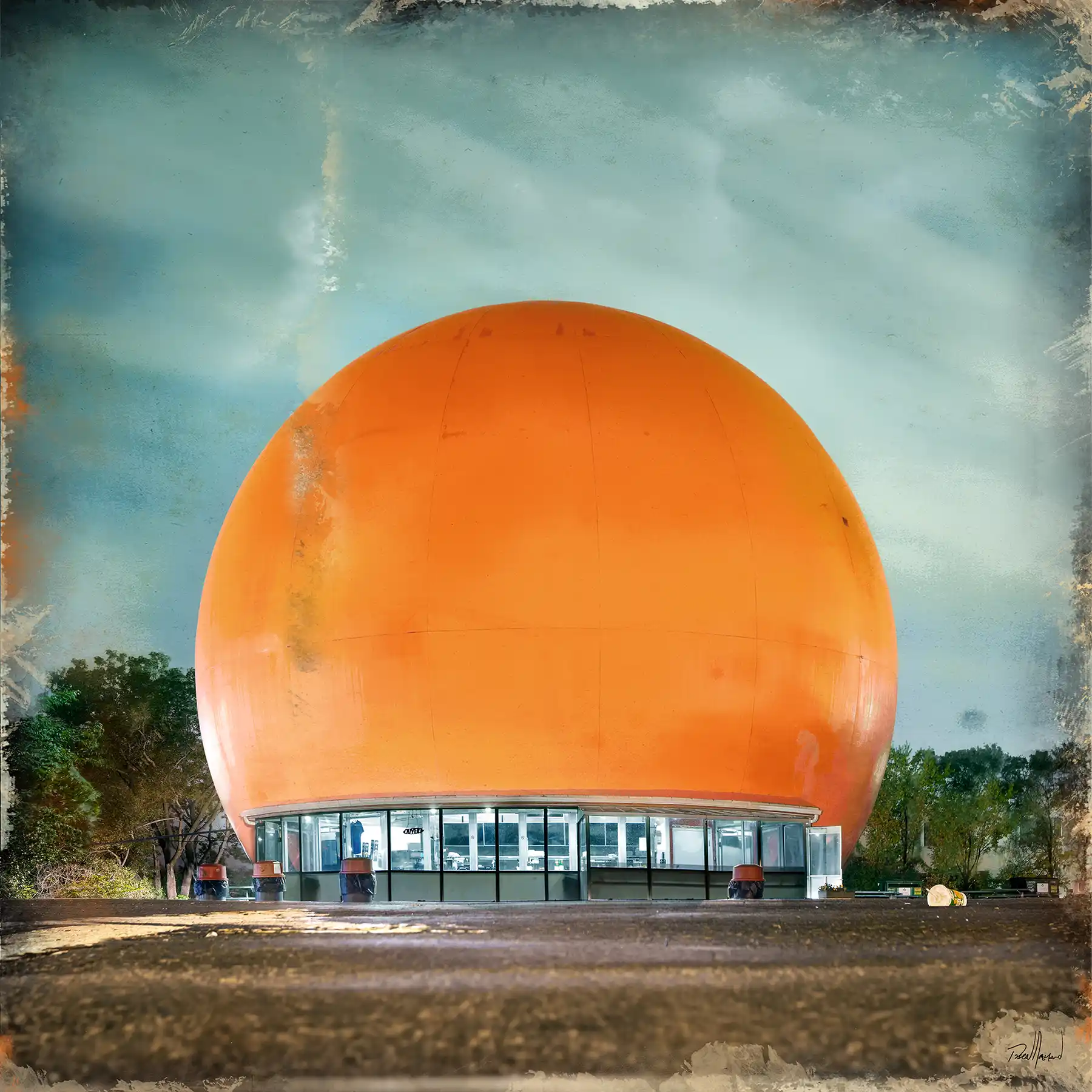 Oeuvre ORANGE JULEP de l'artiste visuel Pascal Normand. ©2024