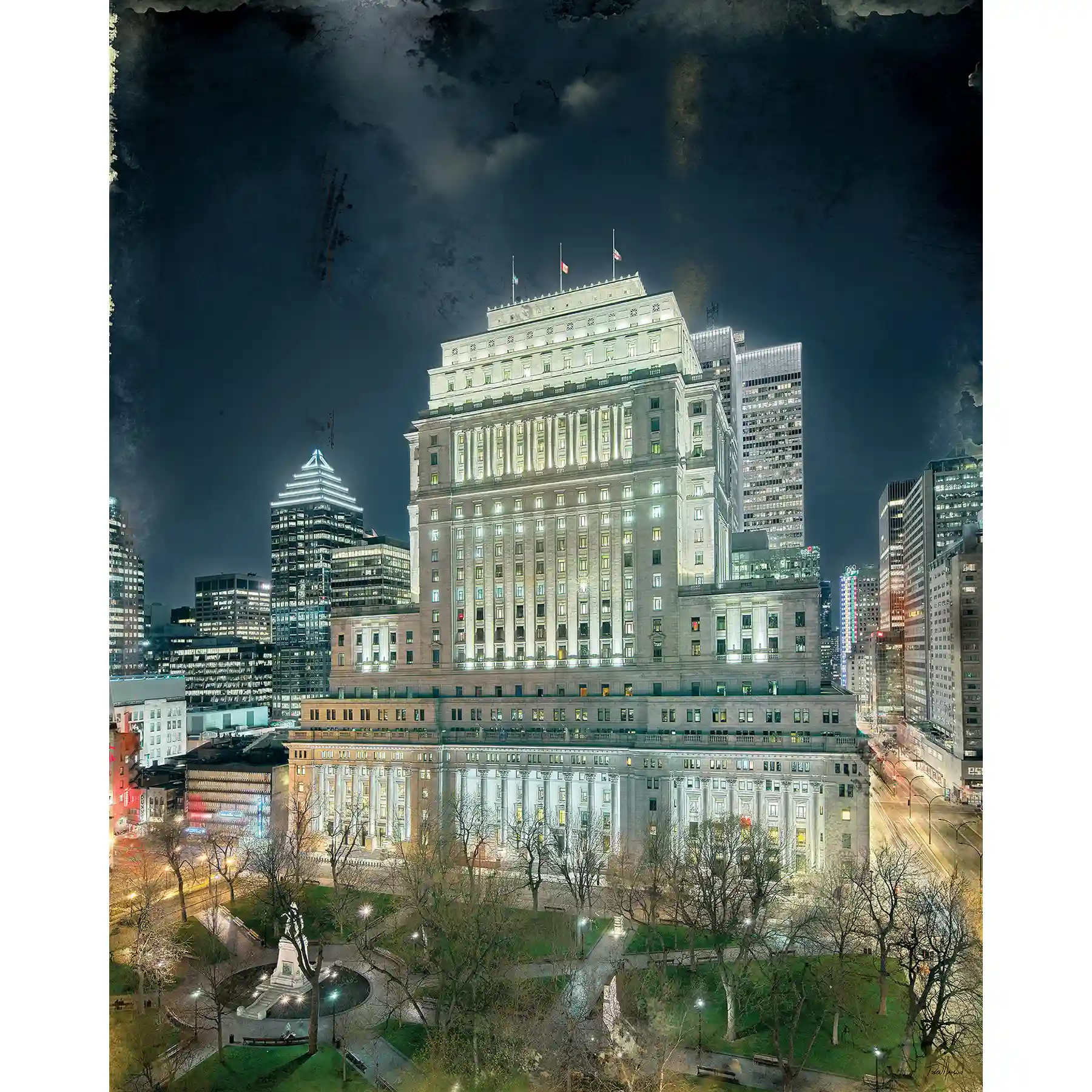 Oeuvre SUN LIFE 100 de l'artiste visuel Pascal Normand. ©2024