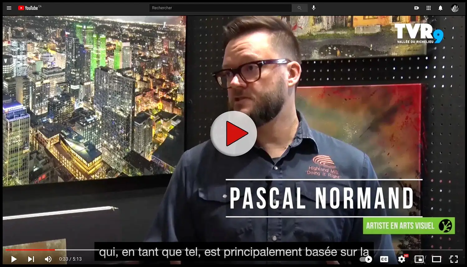 entrevue télé Lezarts 2023