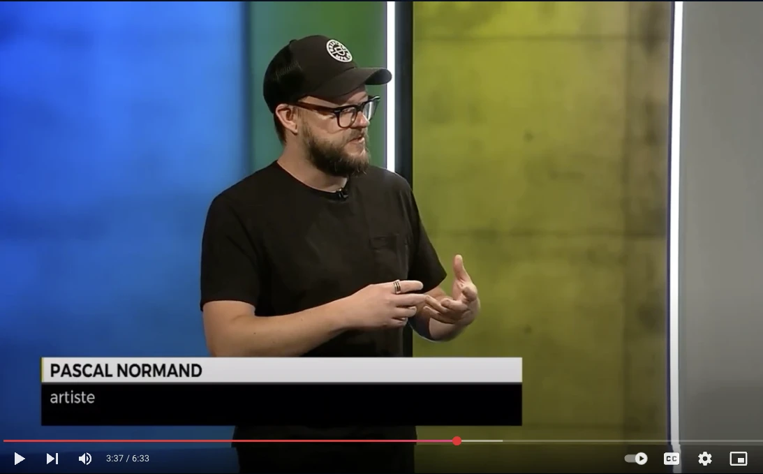 entrevue télé en direct pour TVRS - RS360